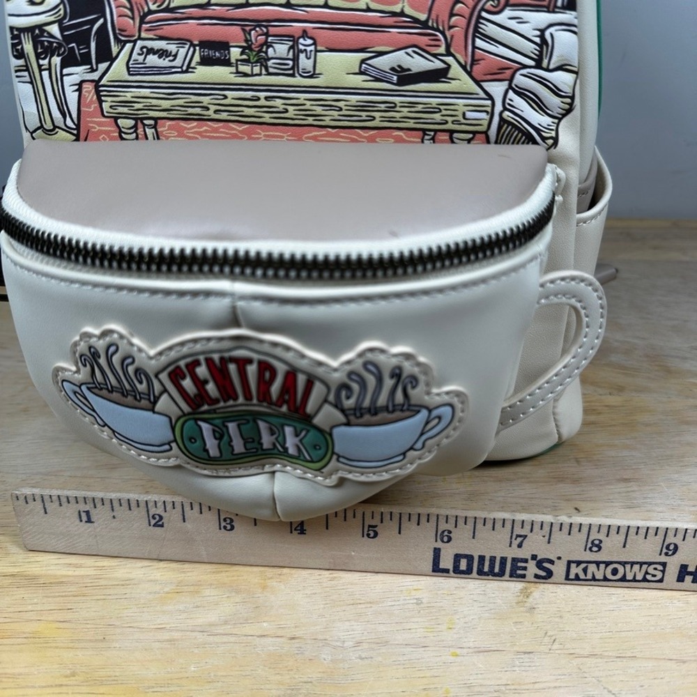 Loungefly WB Friends Central Perk Mini Backpack Couch Coffee Shop NWT - Picture 12 of 14